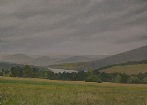 Landscape painting of the Berkshires by Margot Trout