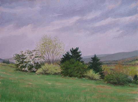 Landscape paintings of the Berkshires by Margot Trout